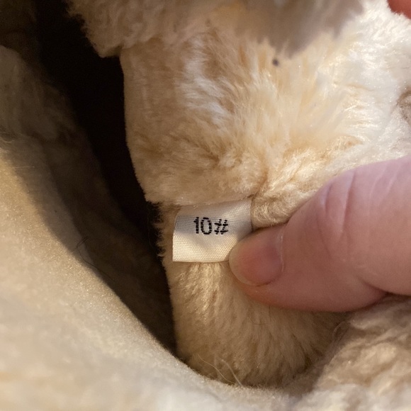 UGG boots - tan, short, bows on the back, size 10 - Picture 4 of 5